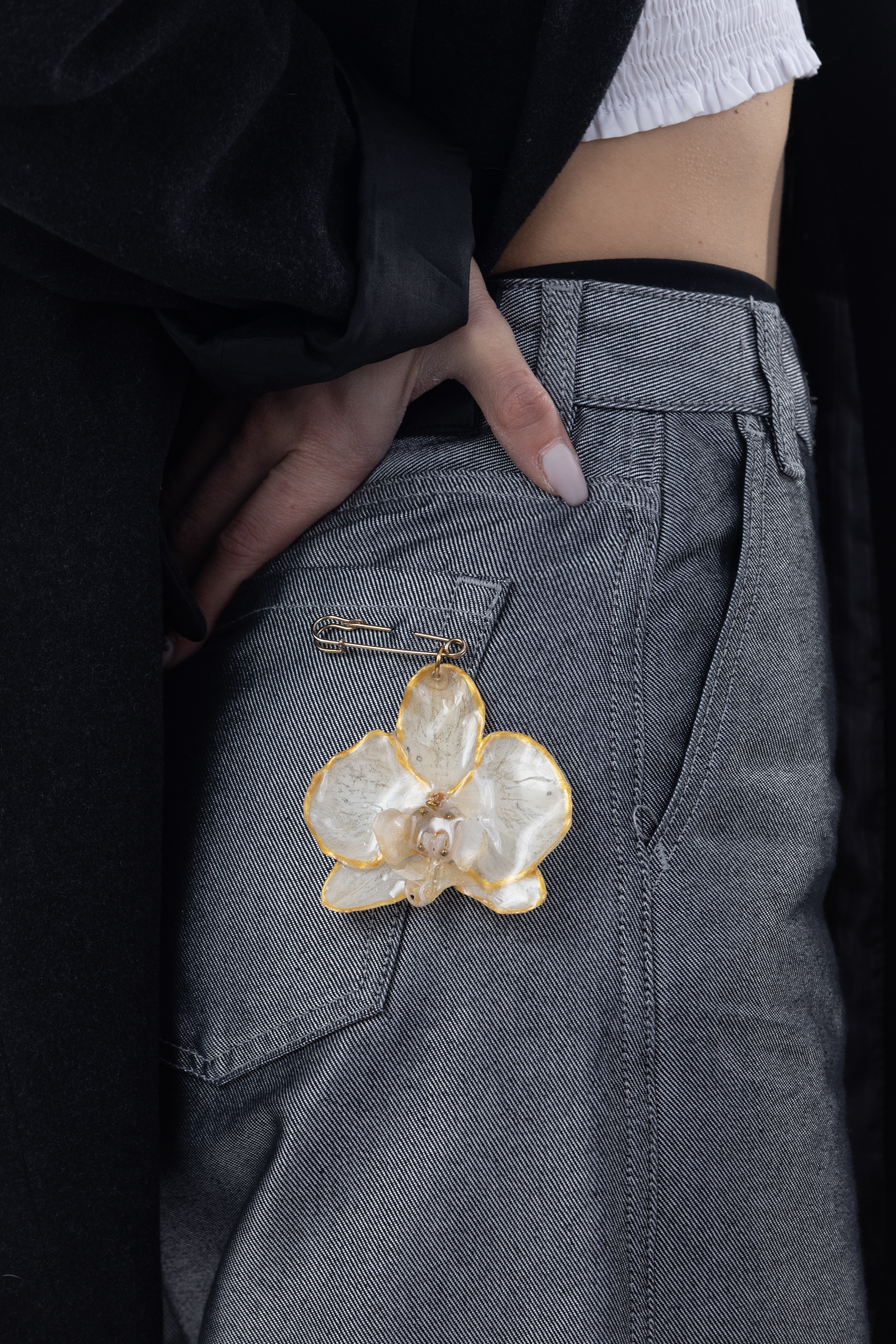 •Orchid Muse Brooch•