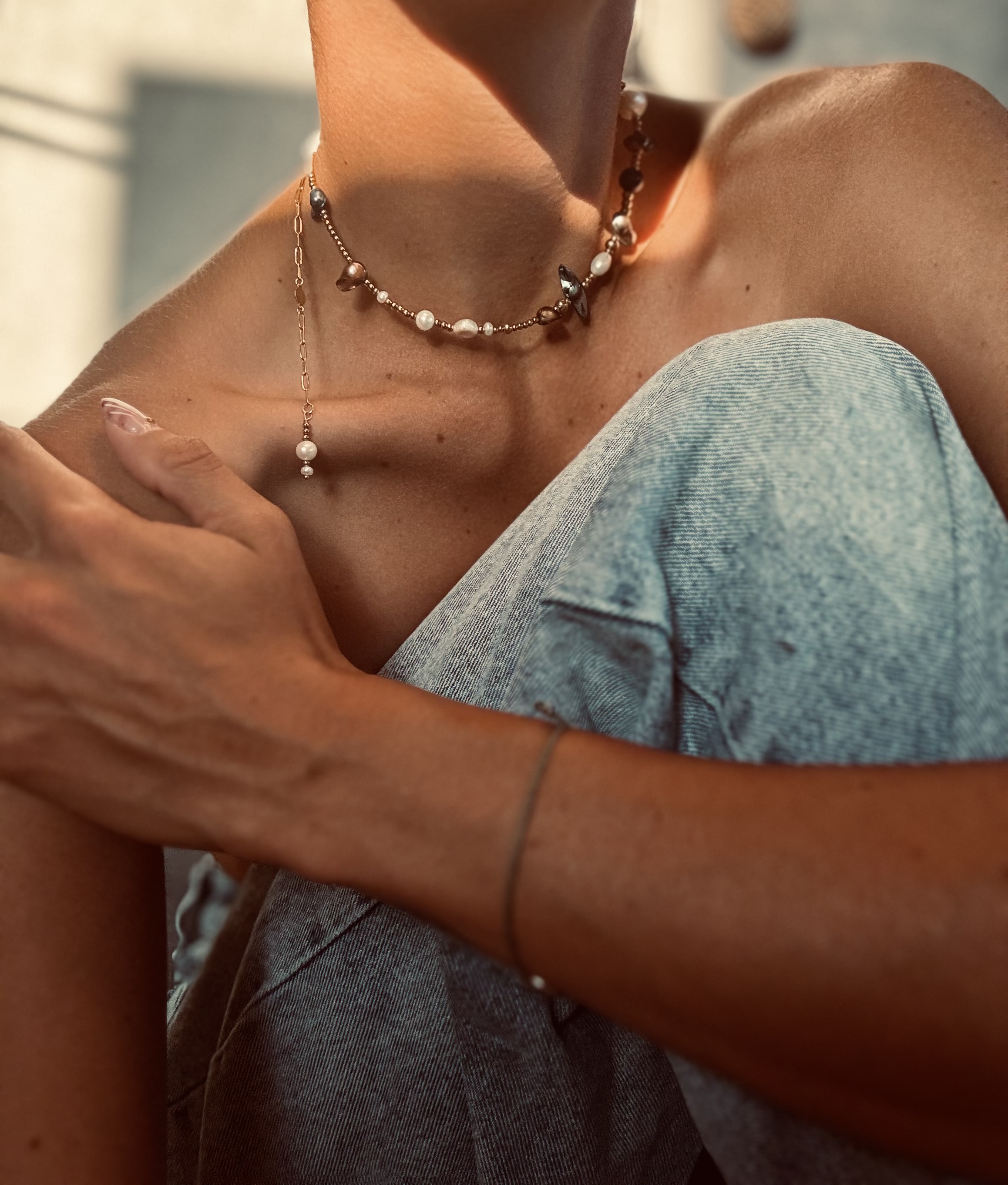 •Nacre Necklace• view 2